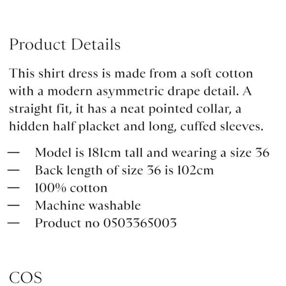 COS Black, Blue and White Checkered Dress size 34 (us 4) - Picture 11 of 13